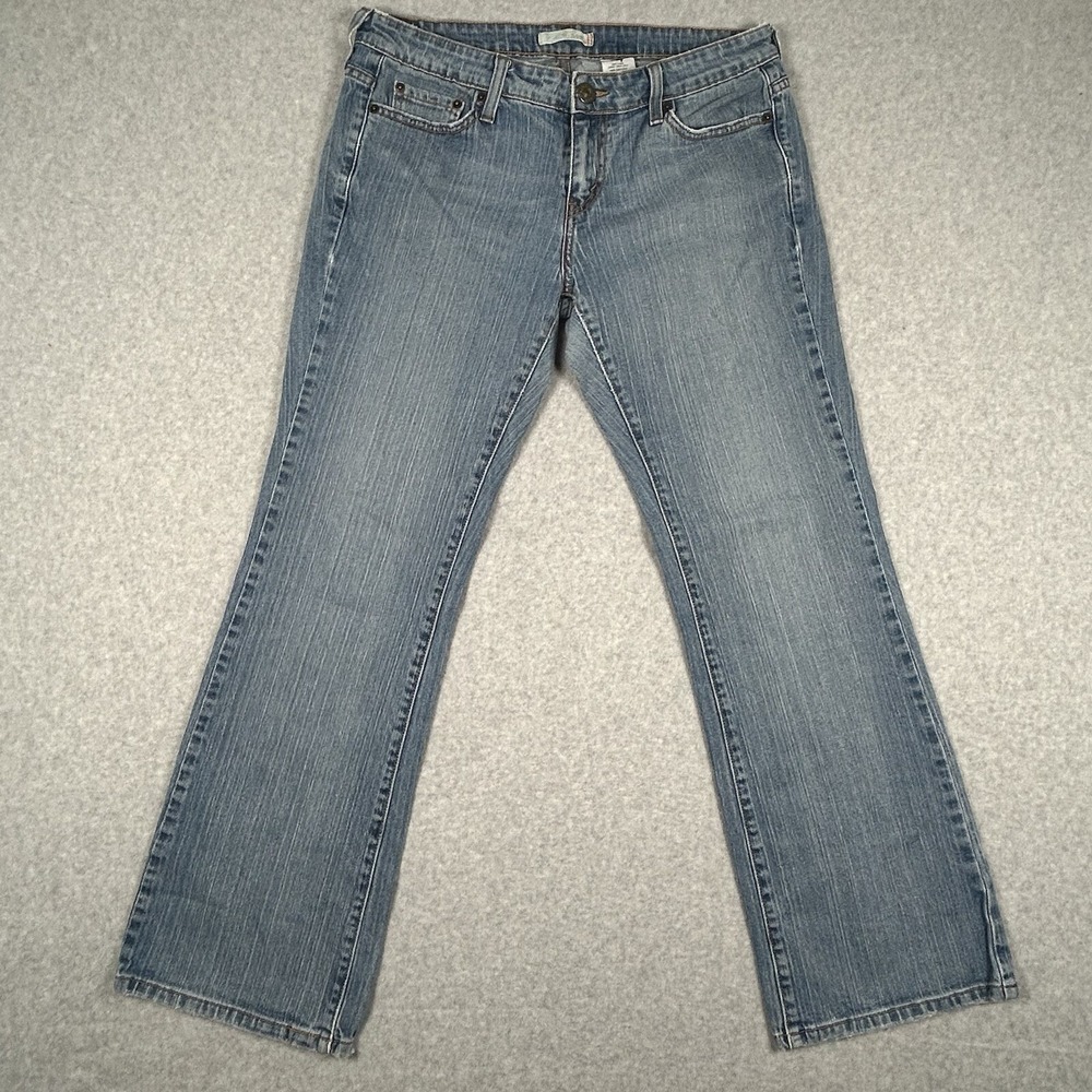 Levi's 545 Low Boot Cut Denim Jeans Women's Size 12 Light Medium Wash
